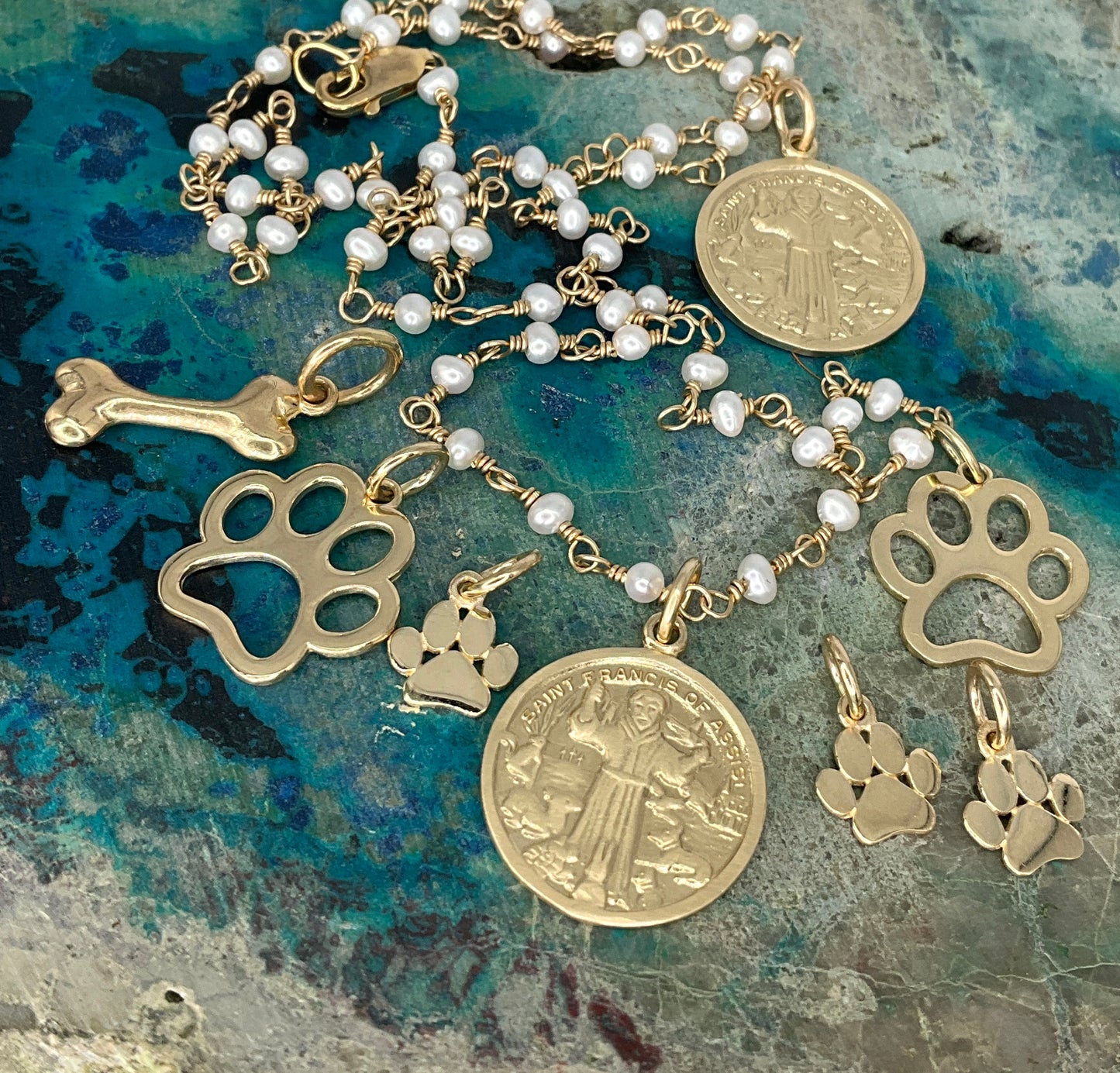 "I love my Pet" Paw Charm