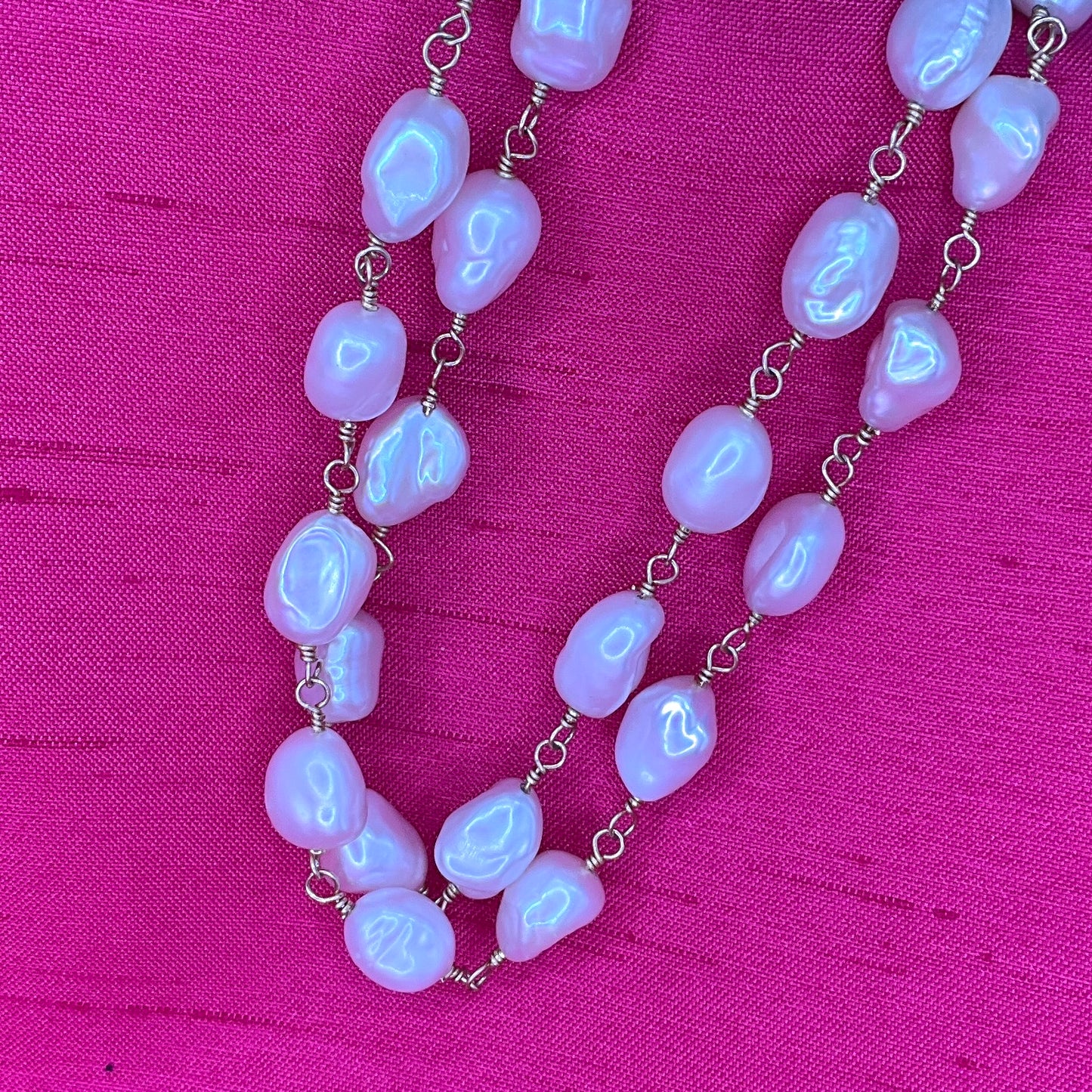 "Jelly Bean" Pearl Necklace