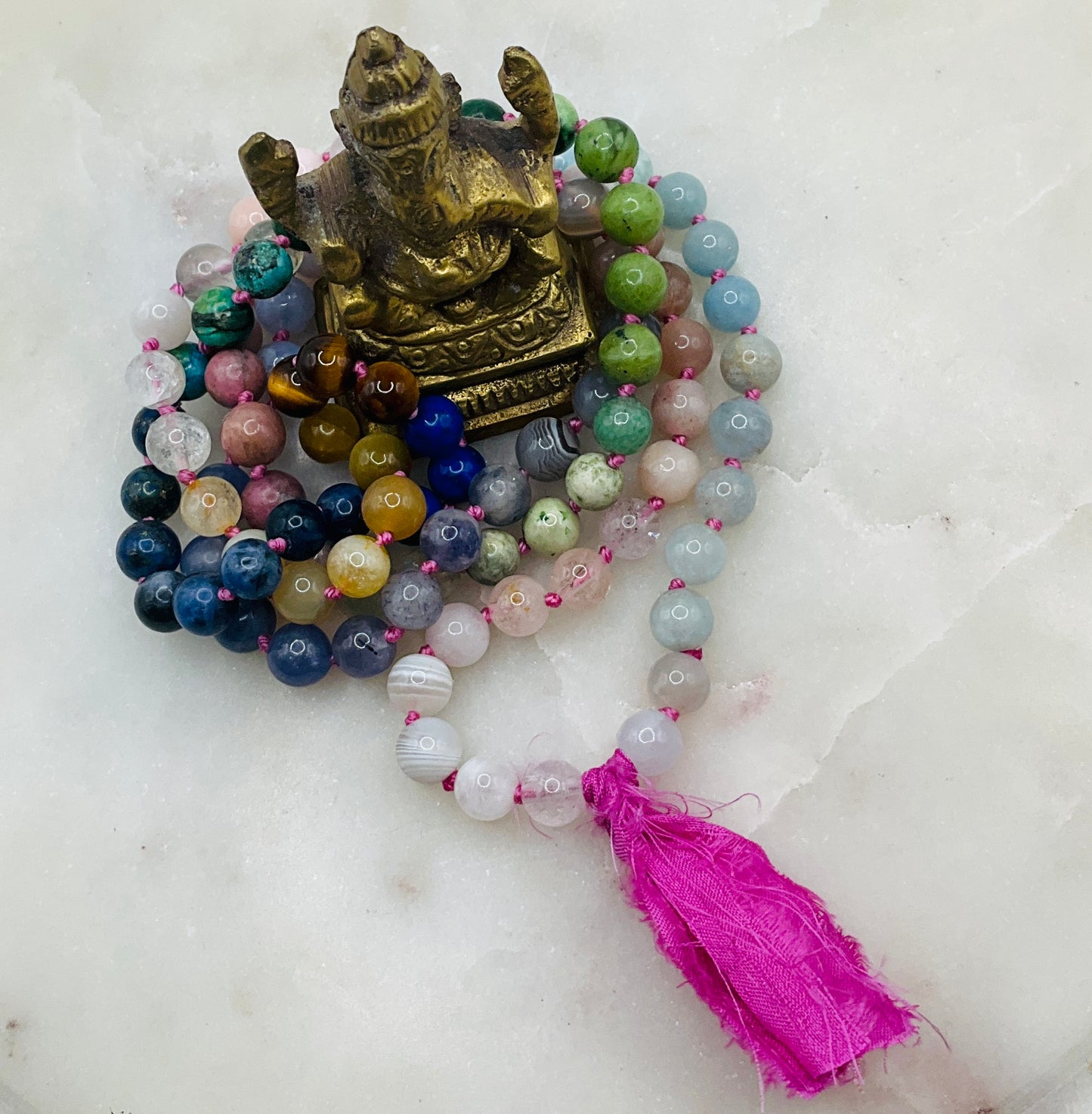 Bohemian Intention Mala ~ Pink (006)