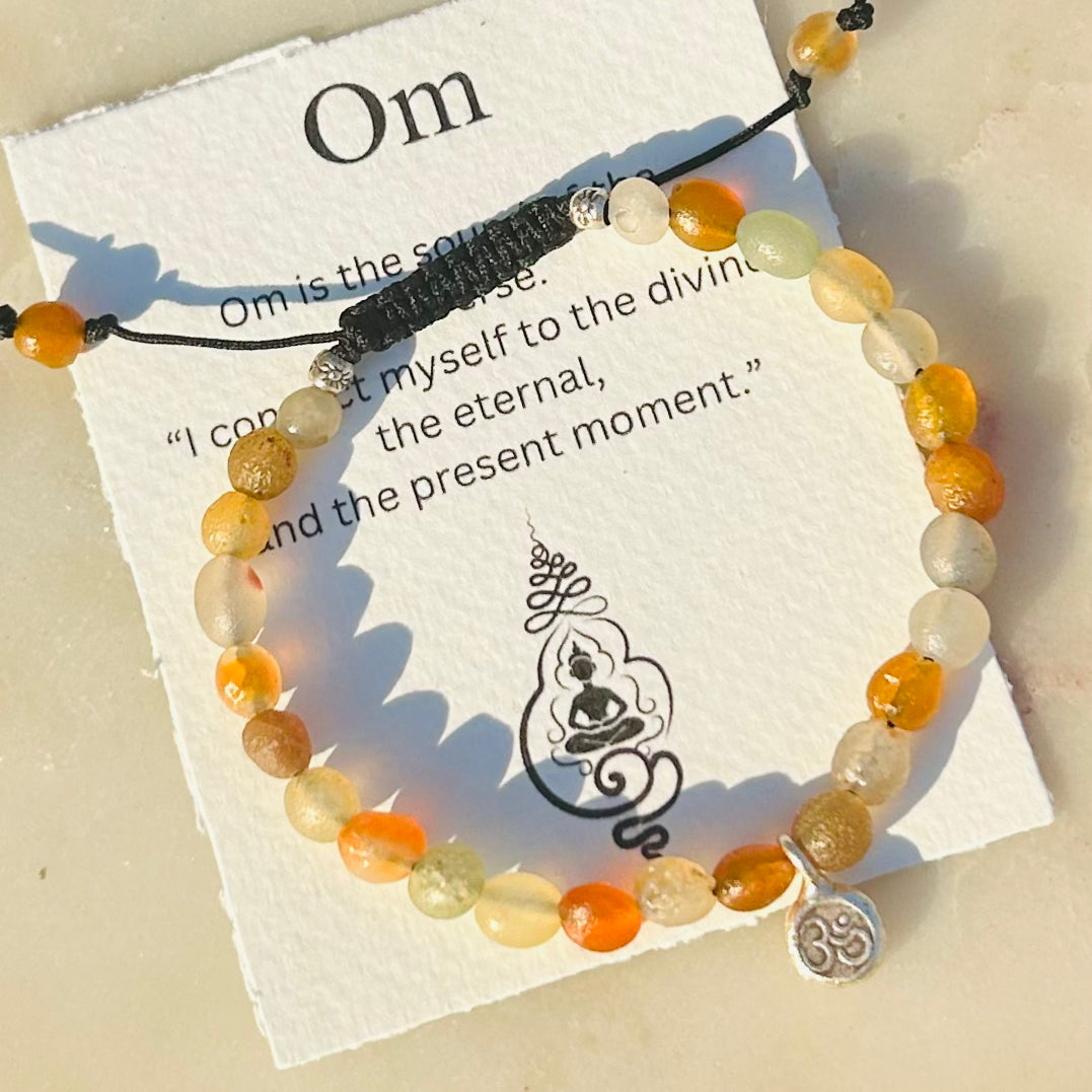 Gobi Desert Om Bracelet