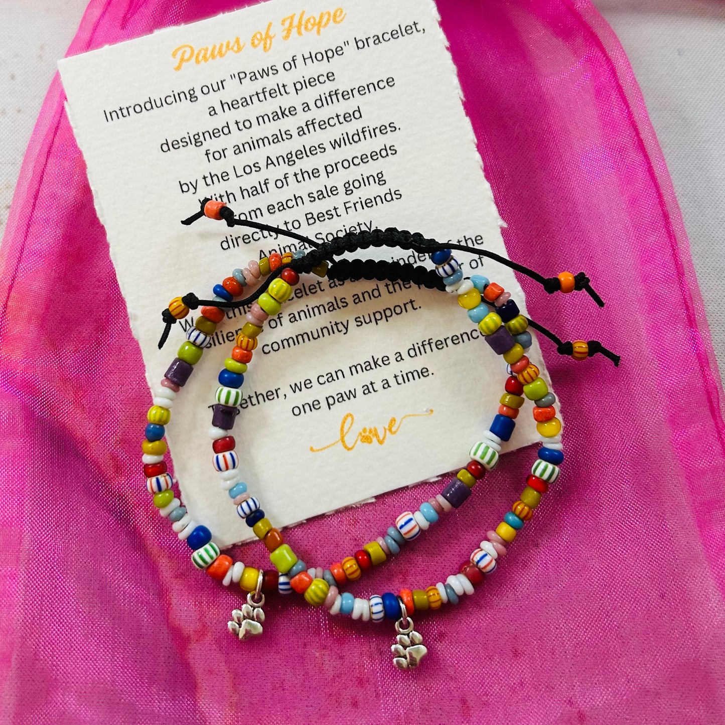 Paws of Hope Bracelet