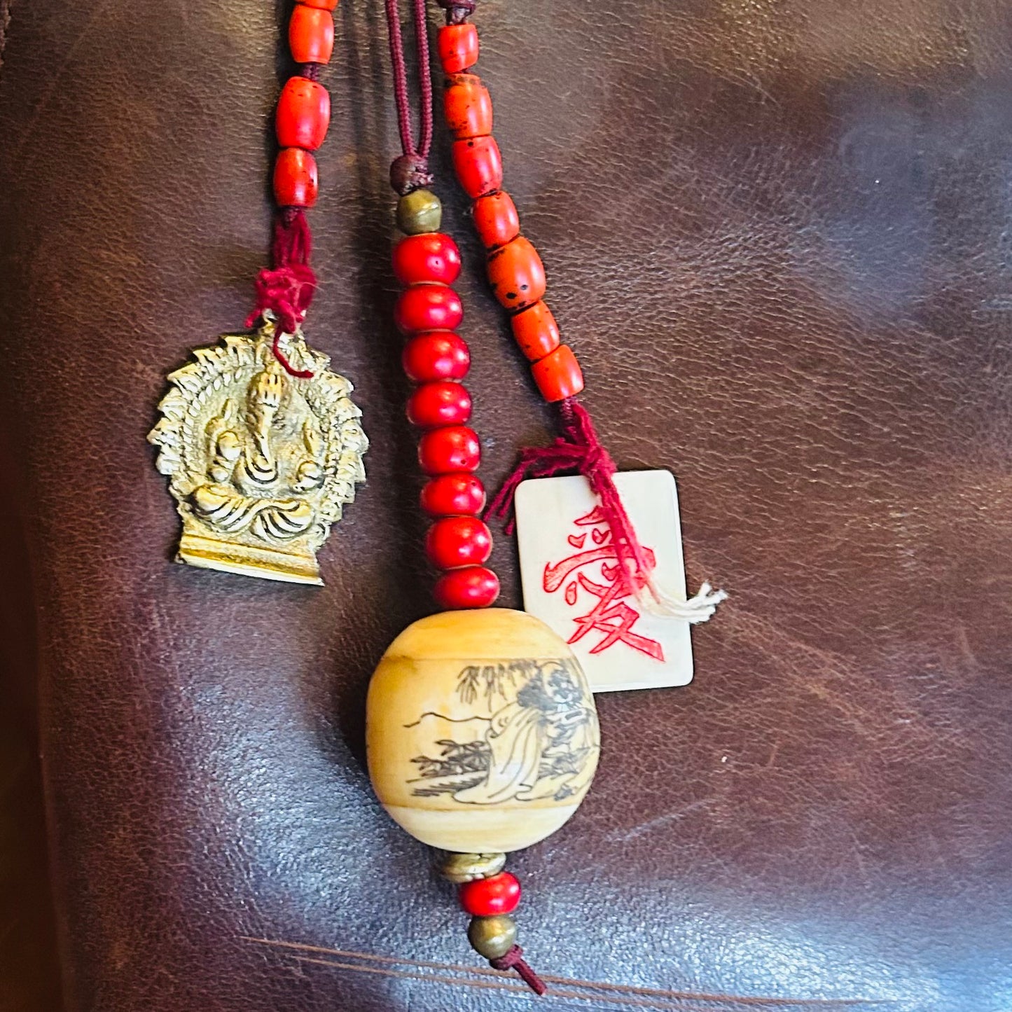 "Love" Kanji Tile Handbag Charm