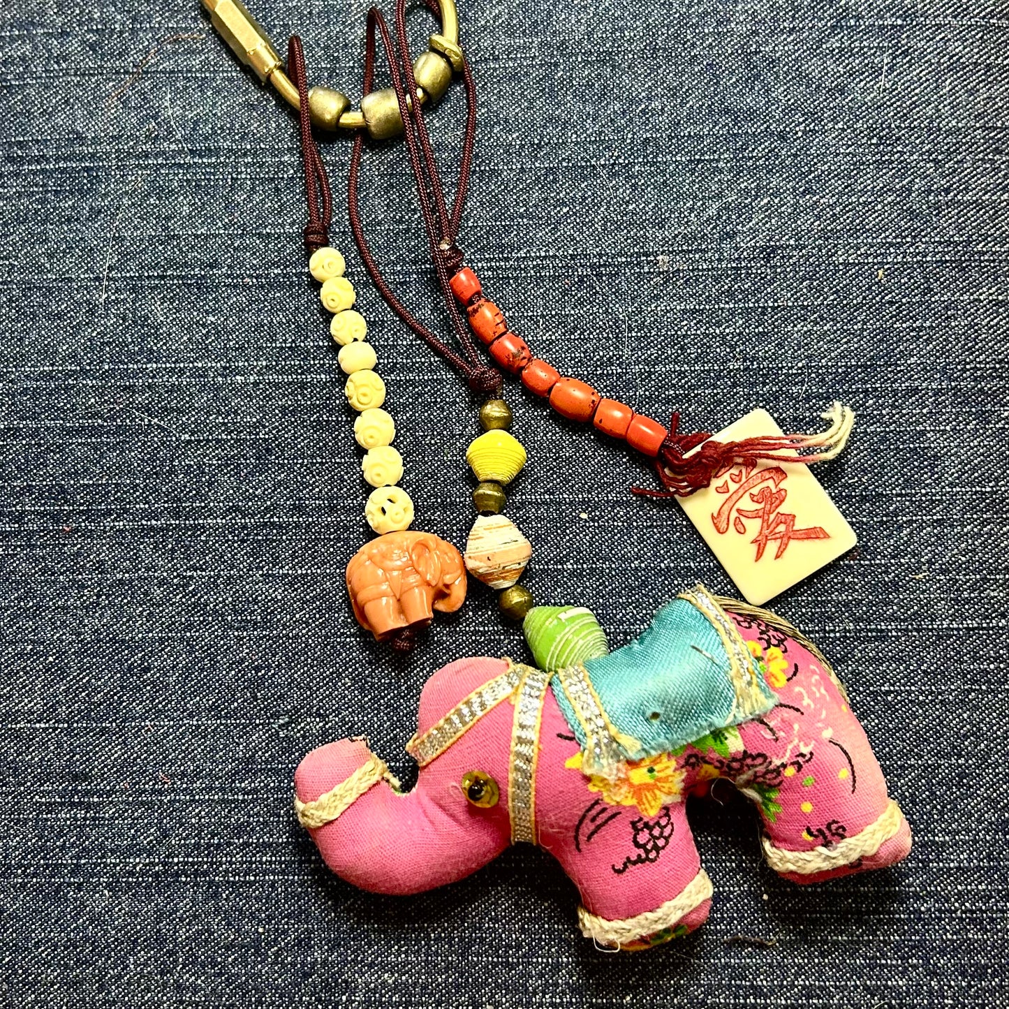 "Love" Kanji Tile Handbag Charm