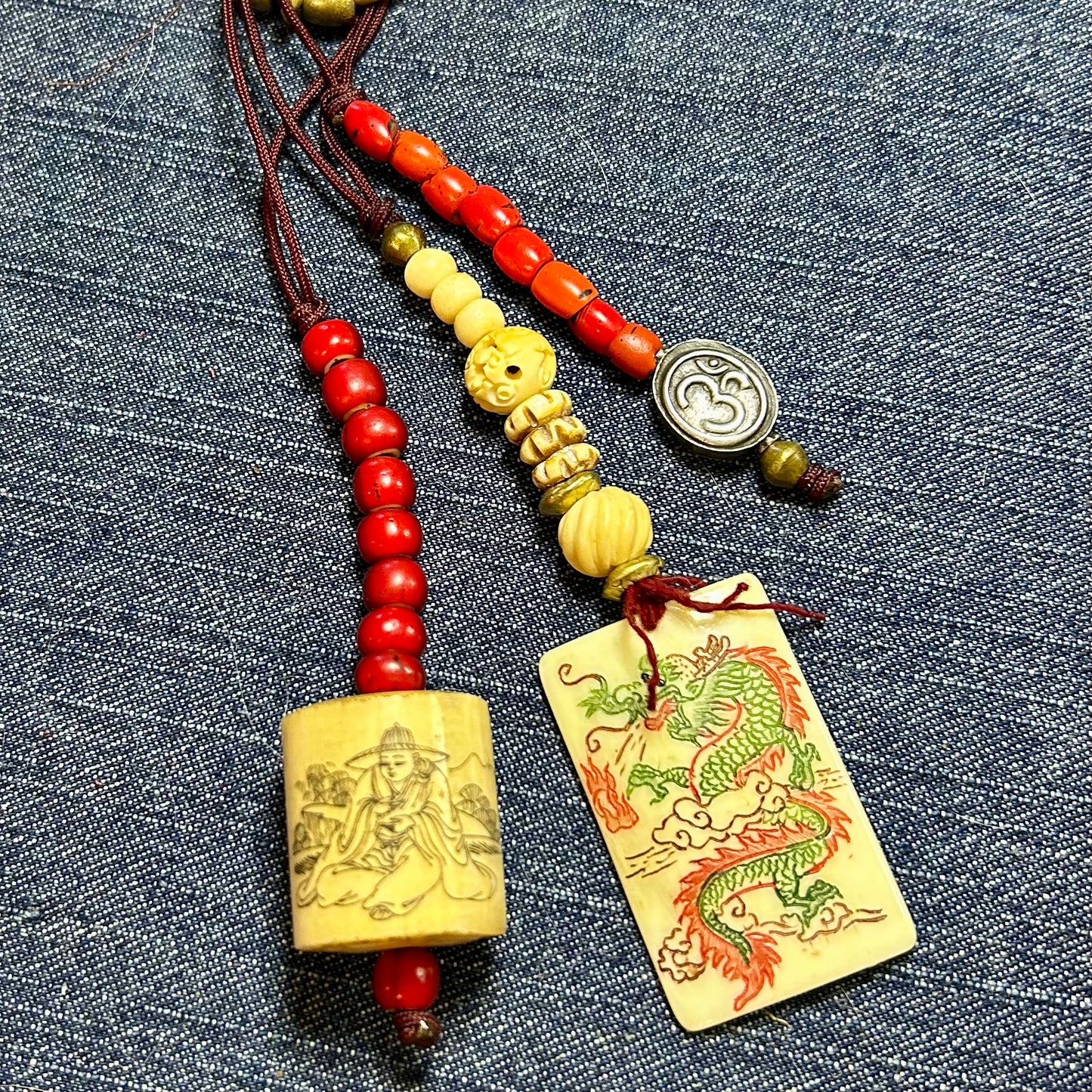 Vintage Japanese Prayer Buddha Bead