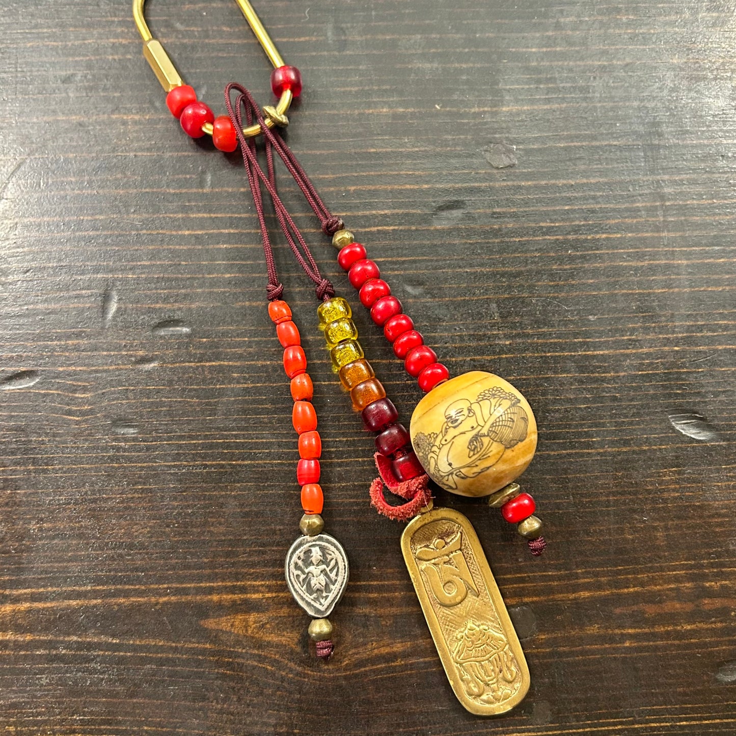 Vintage Japanese Pryer Buddha Bead - Round