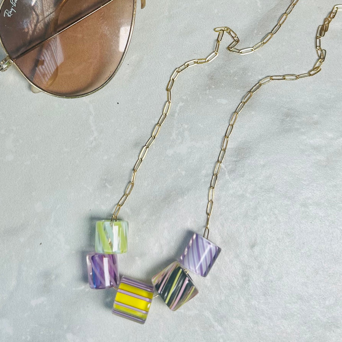 Summer Soiree Bold Beaded Necklace
