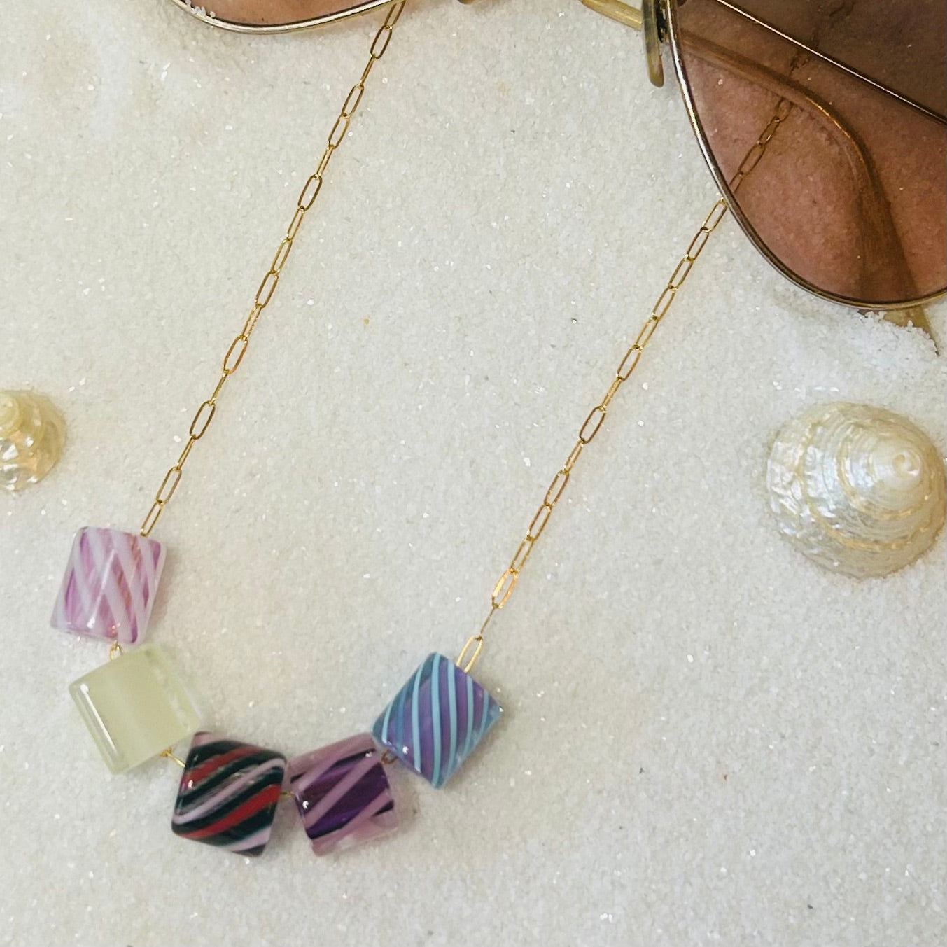 Summer Soiree Bold Beaded Necklace