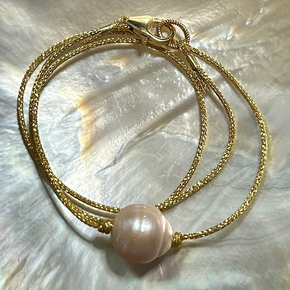 Free Spirit Single Pearl Necklace