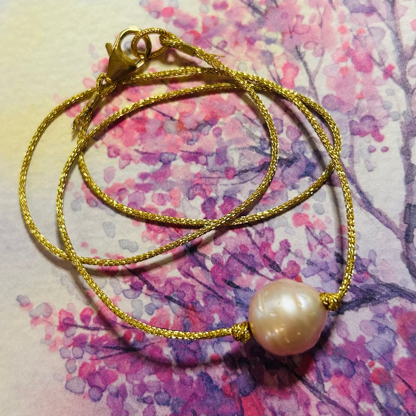 Free Spirit Single Pearl Necklace