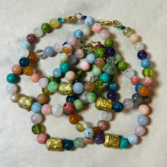 Intention Buddha Gemstone Bracelet