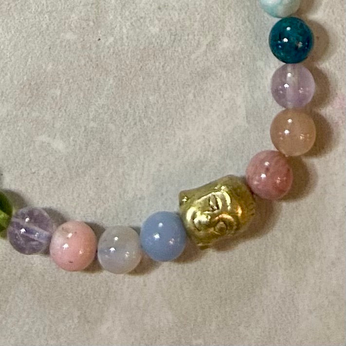 Intention Buddha Gemstone Bracelet