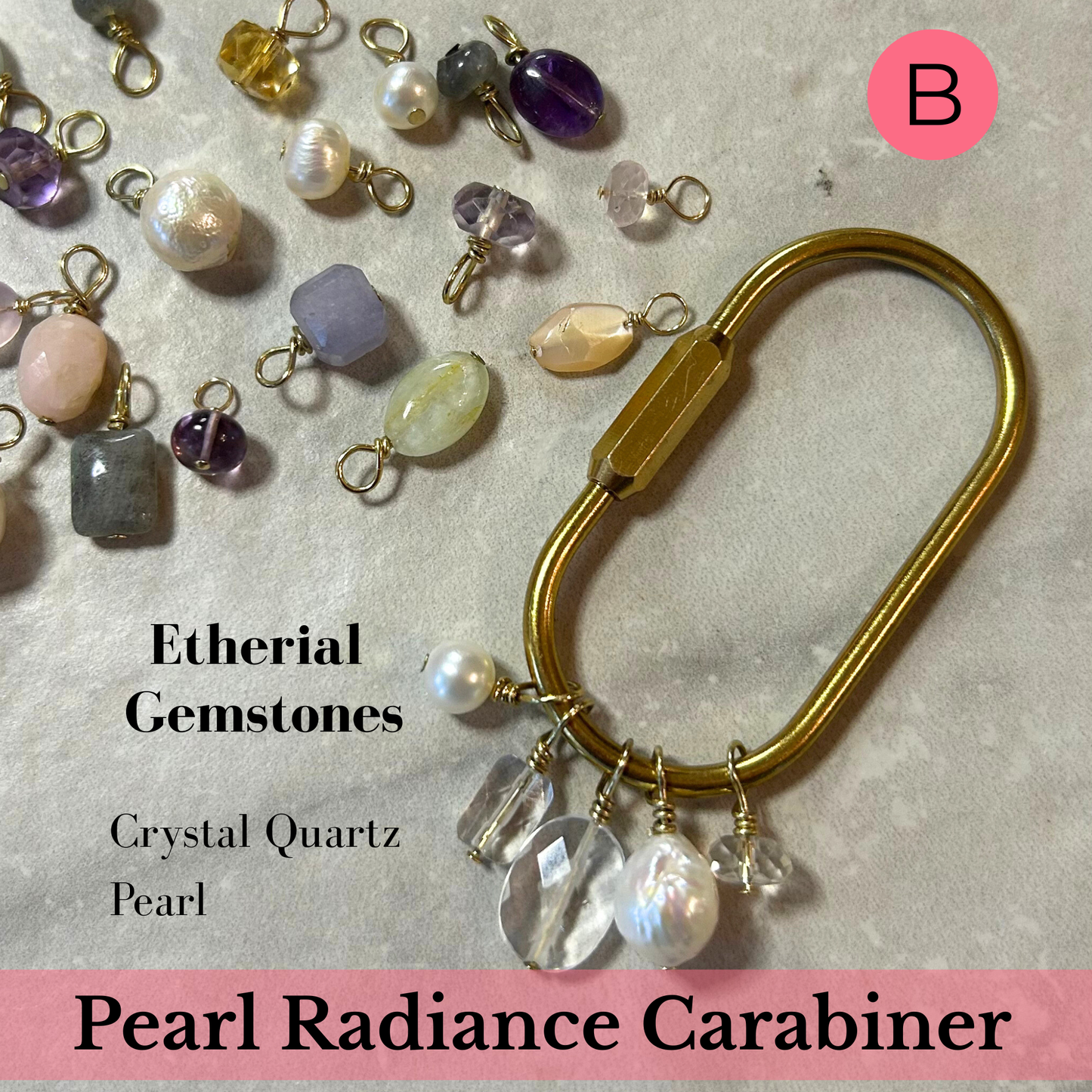 Etherial Gemstone Carabiner