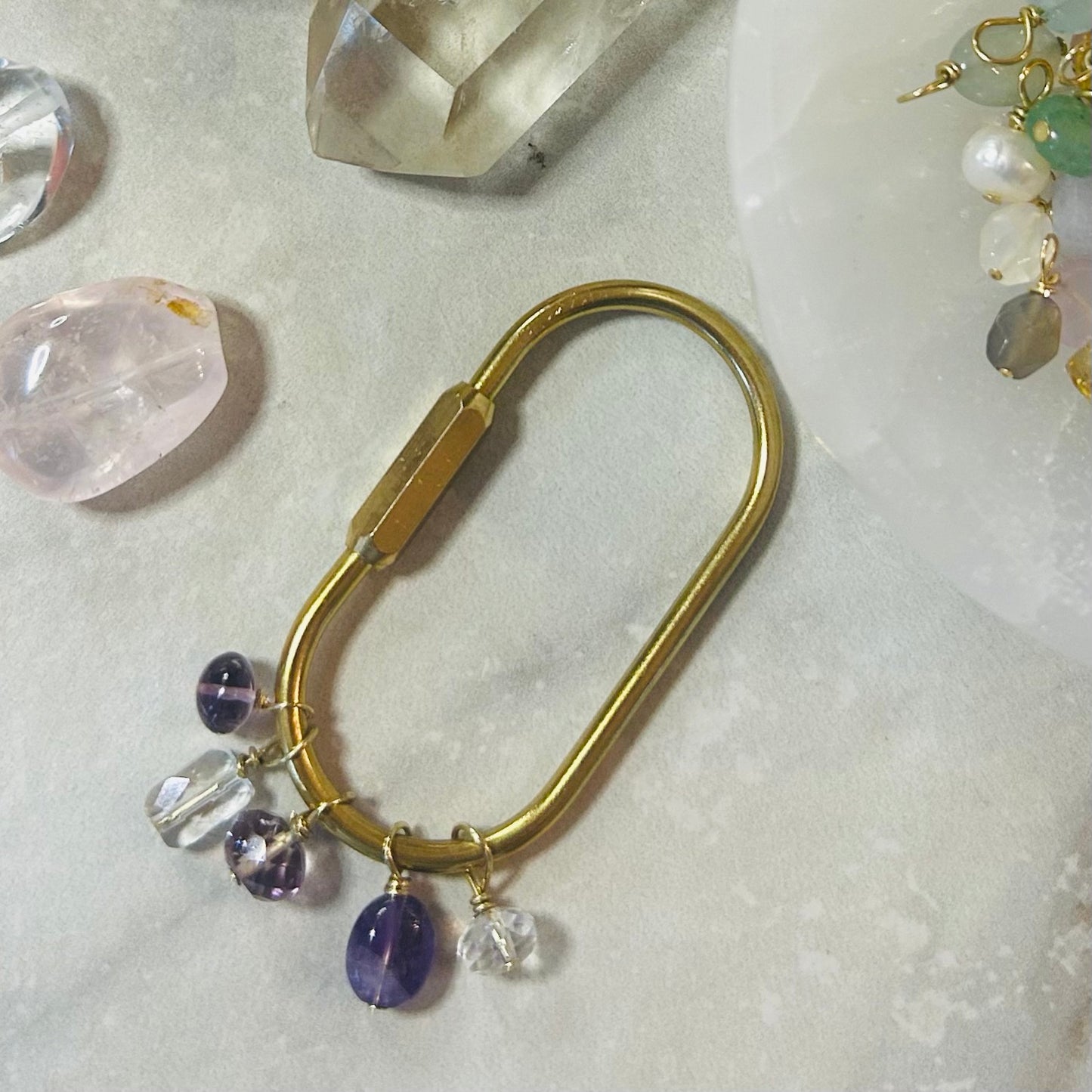 Etherial Gemstone Carabiner