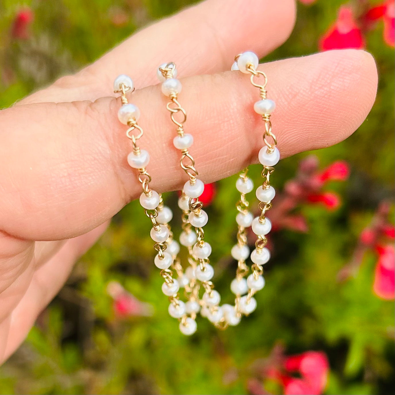 Pearl Rosary Necklace