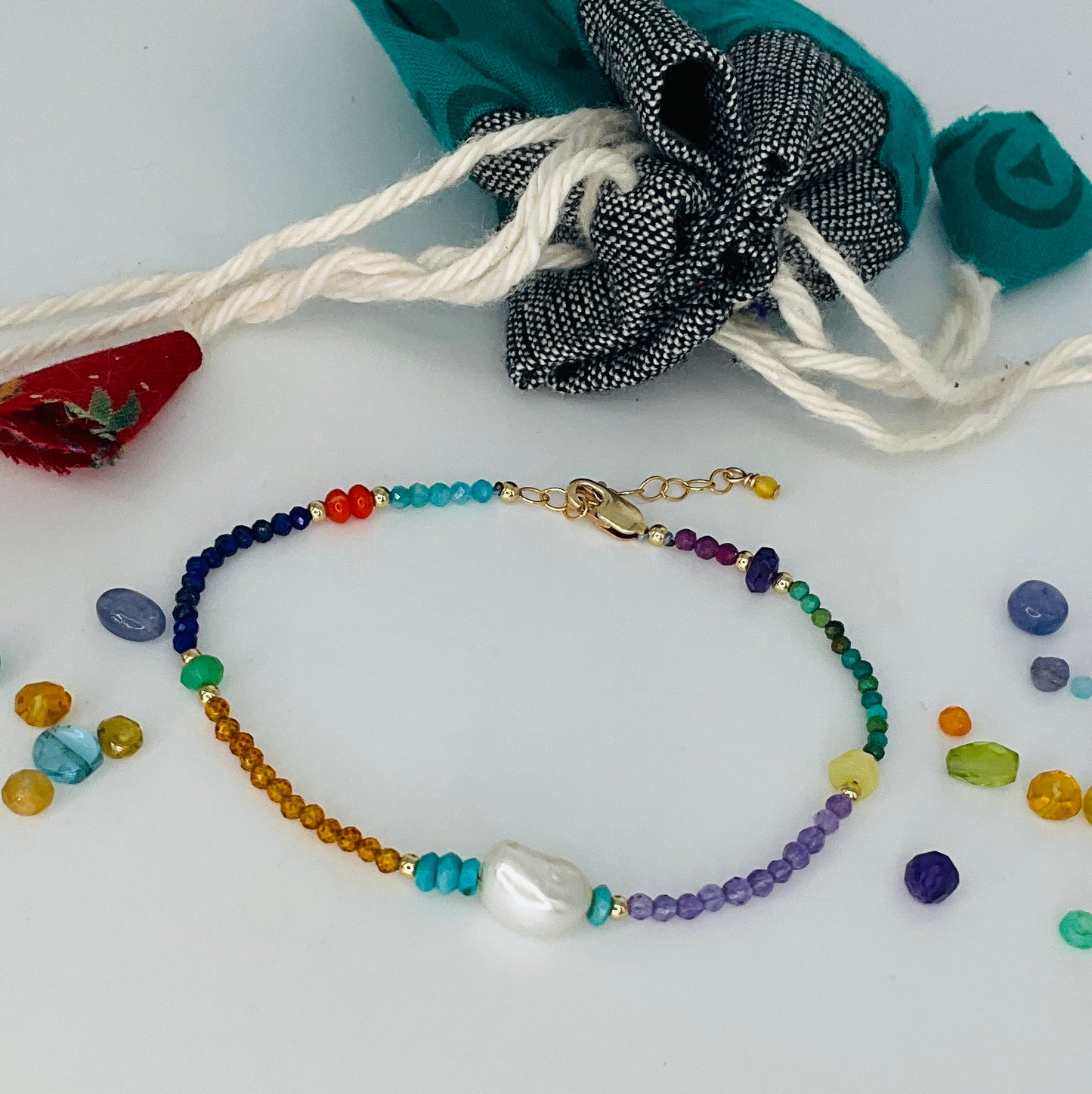 Pearl & Gemstones Bracelet