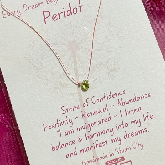 Peridot Wish Necklace