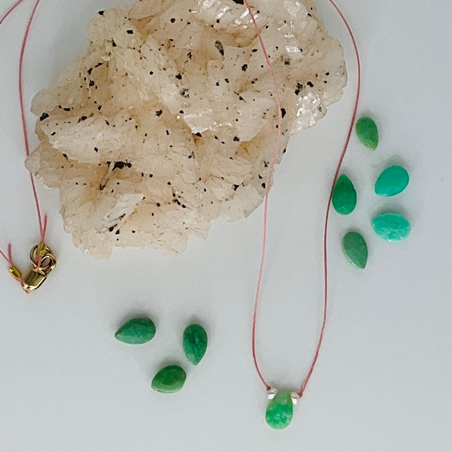 Chrysoprase Wish Necklace