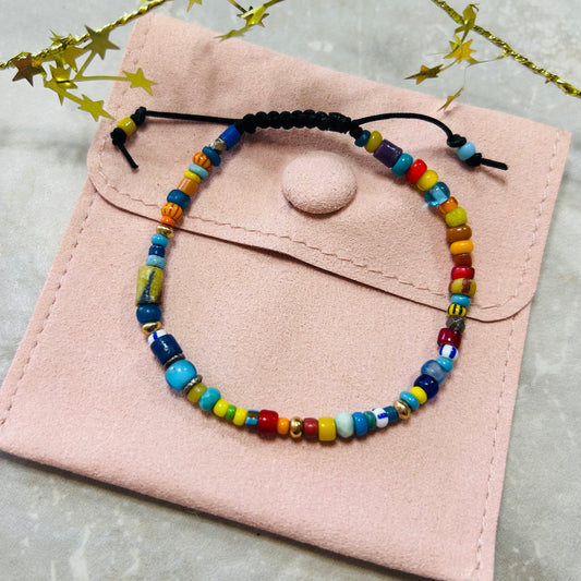 Boho Multi-Color African Treasure Bracelet