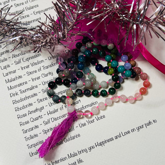 Bohemian Intention Mala ~Pink (013)