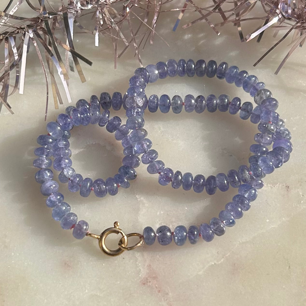 Lavender Blue Tanzanite Harmony Necklace