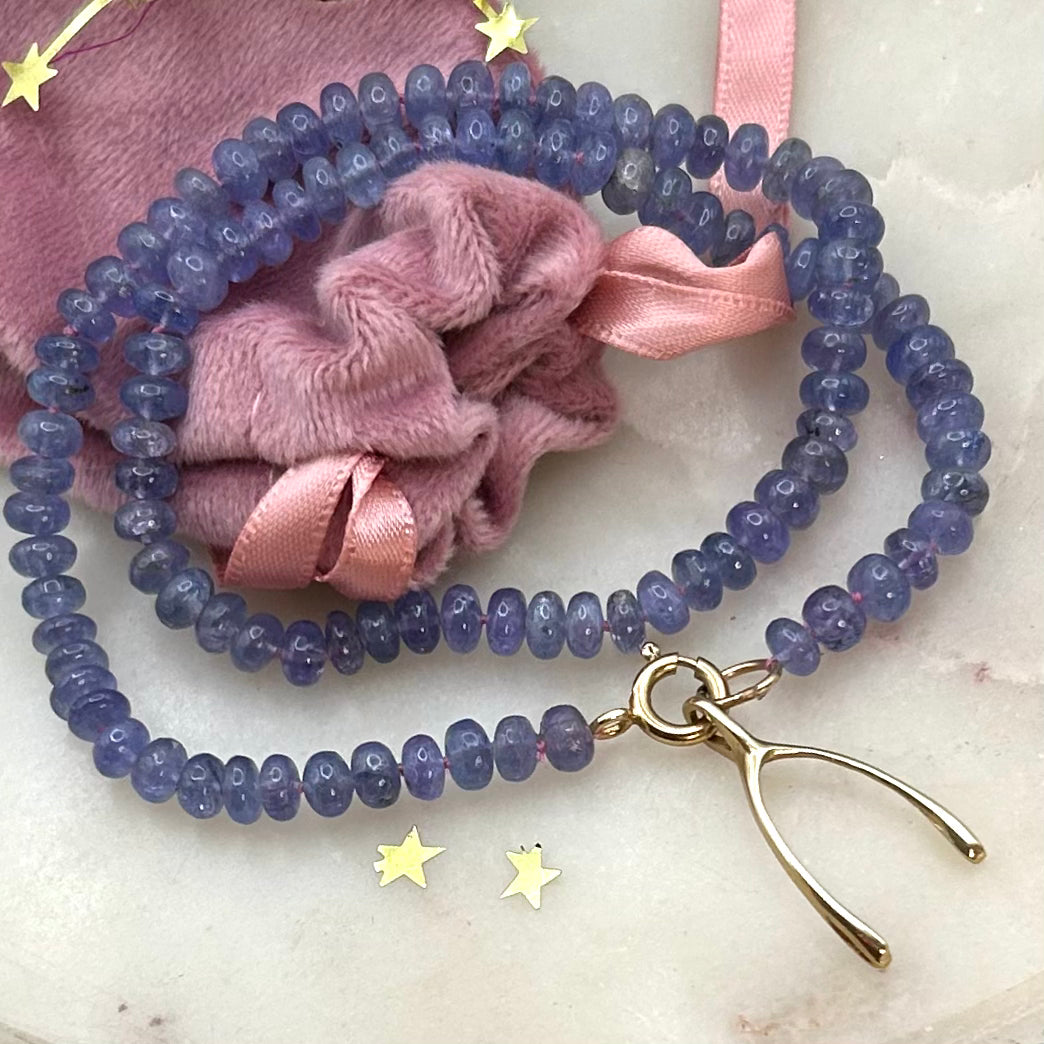 Lavender Blue Tanzanite Harmony Necklace