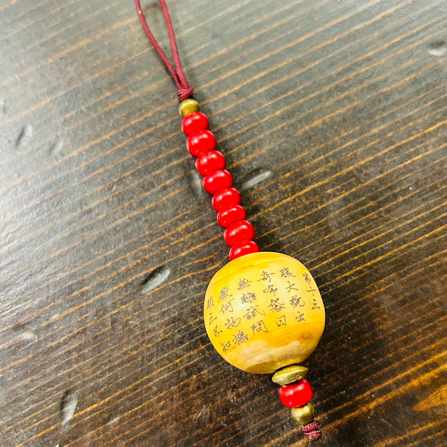 Vintage Japanese Pryer Buddha Bead - Round