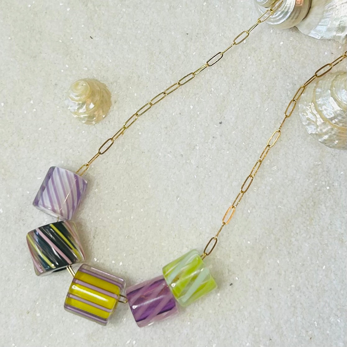 Summer Soiree Bold Beaded Necklace