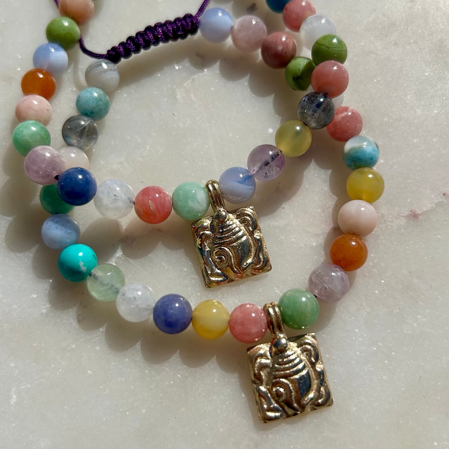 Conch Charm Spring Candy Bracelet