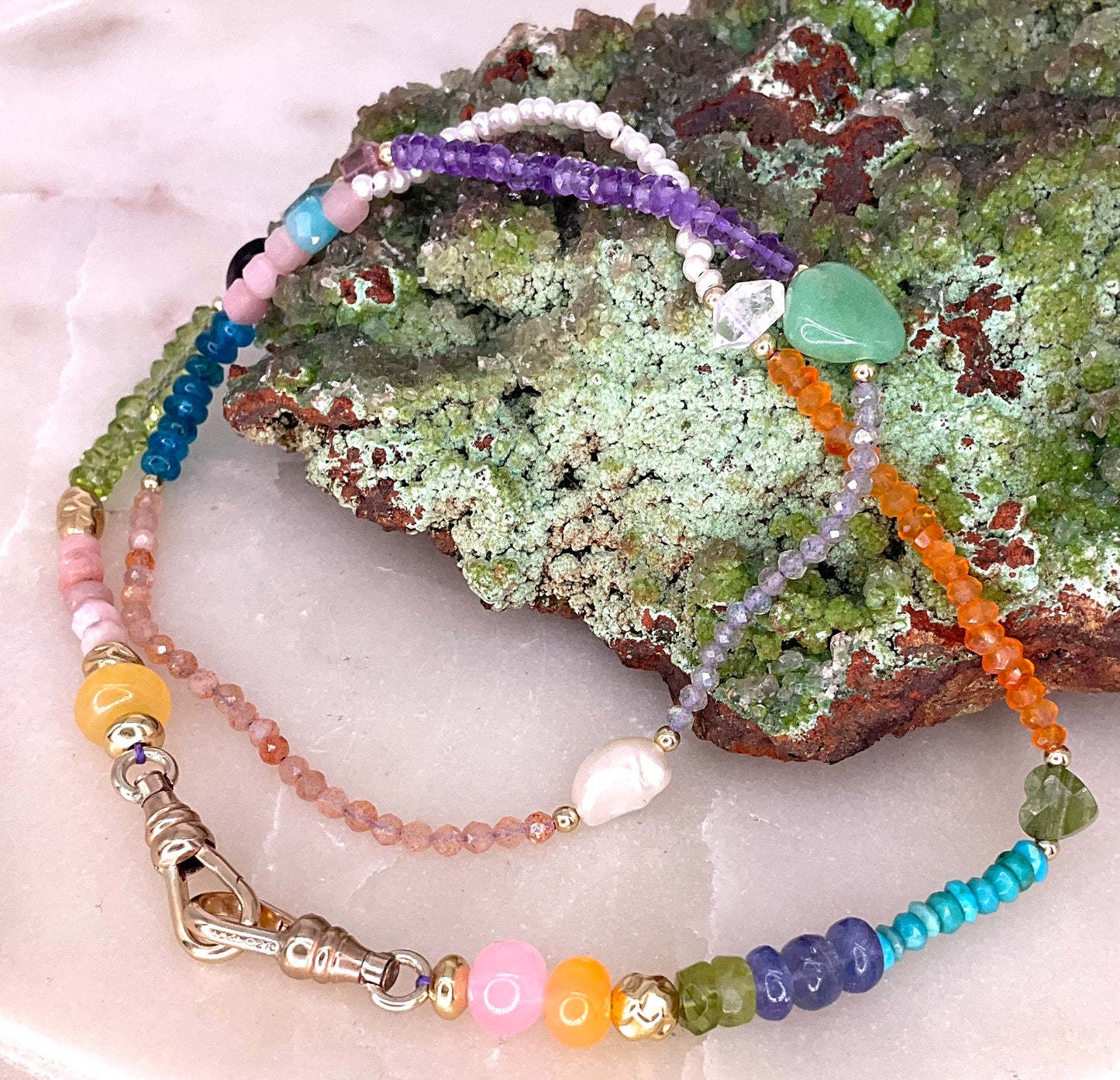 Happiness Gemstone Necklace #6