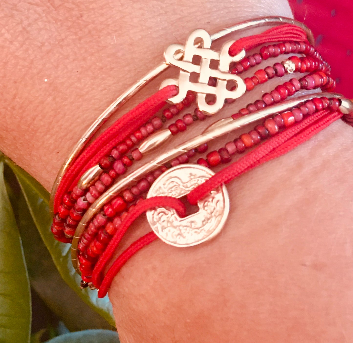 Lucky Chinese Coin Bracelet