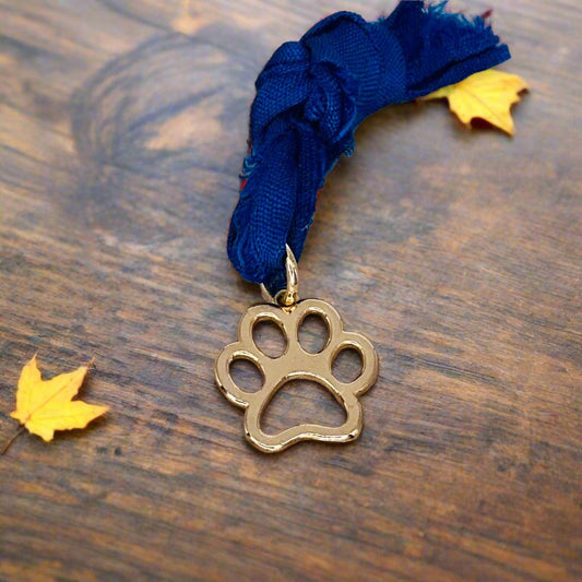 "I love my Pet"  Paw Charm