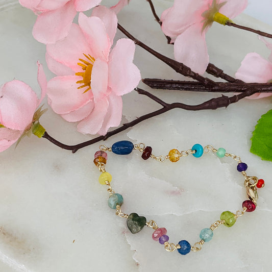 Happiness Rosary Inspired Gemstone Bracelet #3